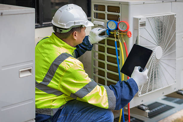 Professional Ductwork Repair technician working in Wallingford, CT